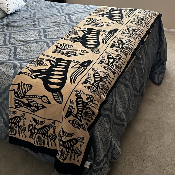Other - Double hand woven bed cover
